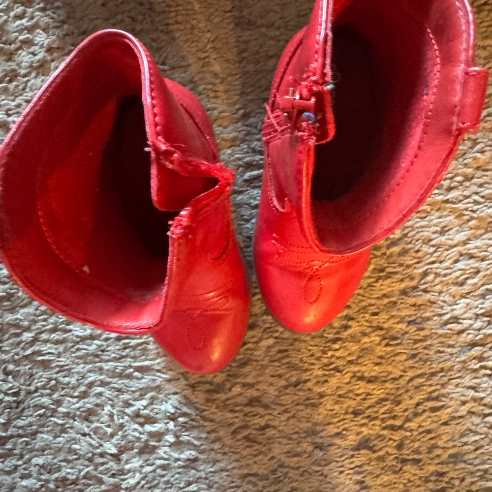 Toddler Red Cowgirl Boots